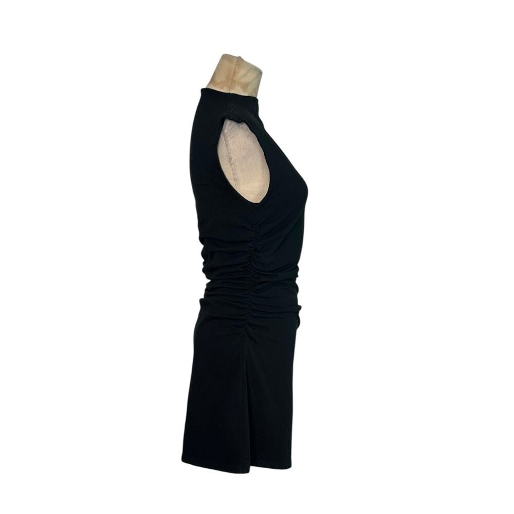 Wild Fable black mock neck cap sleeves mini dress size Small - Picture 5 of 14